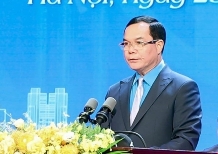 Nguyen Dinh Khang, vicepresidente del Frente de la Patria de Vietnam y presidente de la Confederación General del Trabajo de Vietnam. (Fuente: VNA)