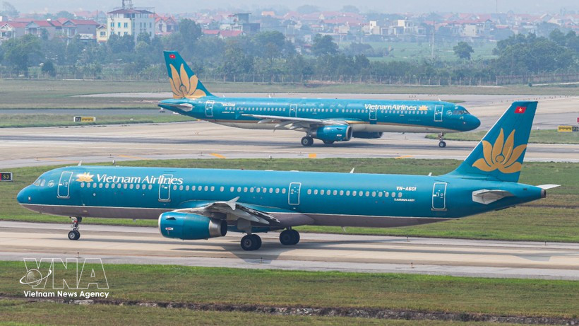 Aviones de Vietnam Airlines. (Fuente: VNA)
