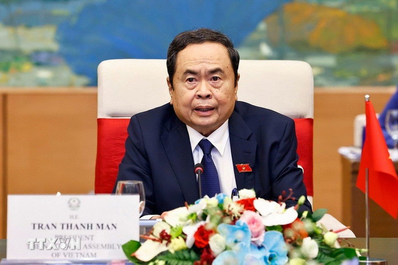 El presidente de la Asamblea Nacional de Vietnam, Tran Thanh Man. (Fuente: VNA)