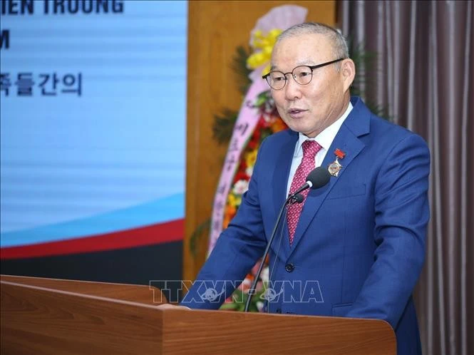 El ex-entrenador de la selección nacional de fútbol de Vietnam Park Hang Seo. (Fuente: VNA)