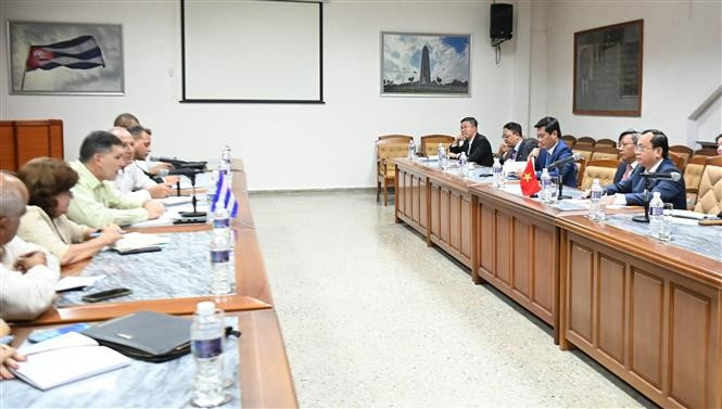 Panorama del encuentro. (Fuente: VNA)
