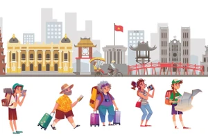 Llegadas de turistas extranjeros a Vietnam crecen 21,5%