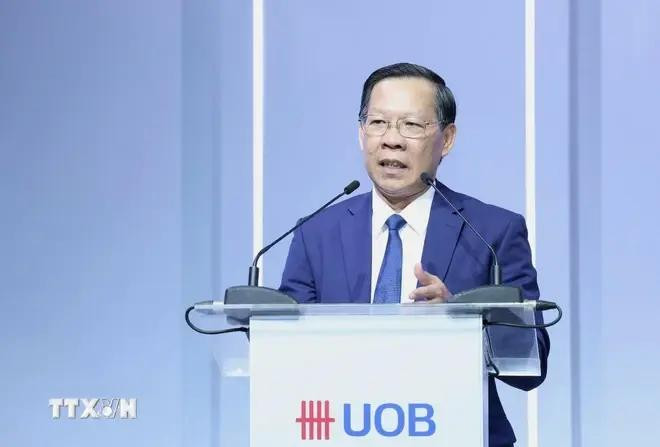 Phan Van Mai, presidente del Comité Popular de Ciudad Ho Chi Minh, en la cita. (Fuente: VNA) ;qi.webp