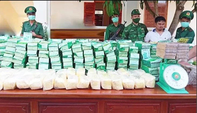 Ocho detenidos por tráfico de drogas desde Laos (Foto: VNA) screenshot-2024-05-30-165017-2093.jpg.webp