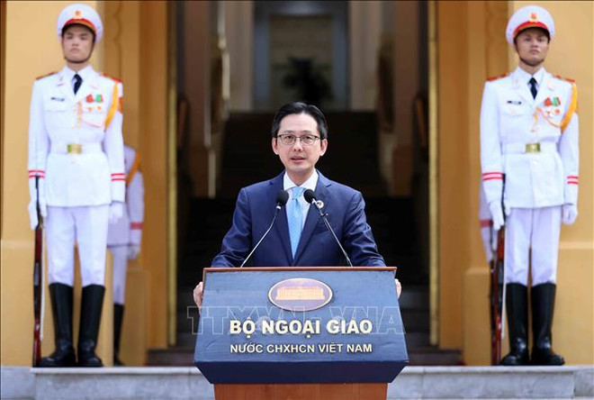 El viceministro de Relaciones Exteriores Do Hung Viet. (Fuente: VNA) asean4-8824.jpg