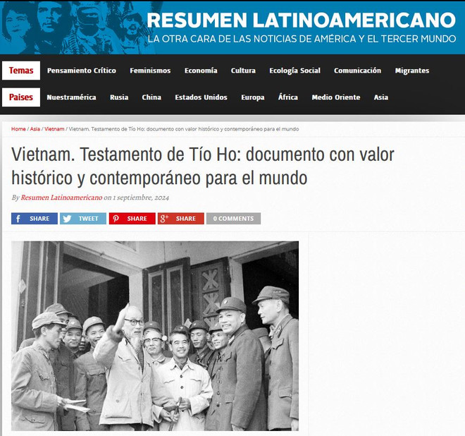 Otro artículo sobre el Presidente Ho Chi Minh. (Foto: VNA) 4 (9).JPG