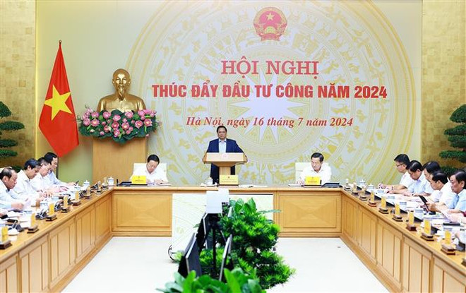 Panorama de la cita. (Foto: VNA) vna_potal_thu_tuong_pham_minh_chinh_chu_tri_hoi_nghi_thuc_day_dau_tu_cong_nam_2024_7484252.jpg