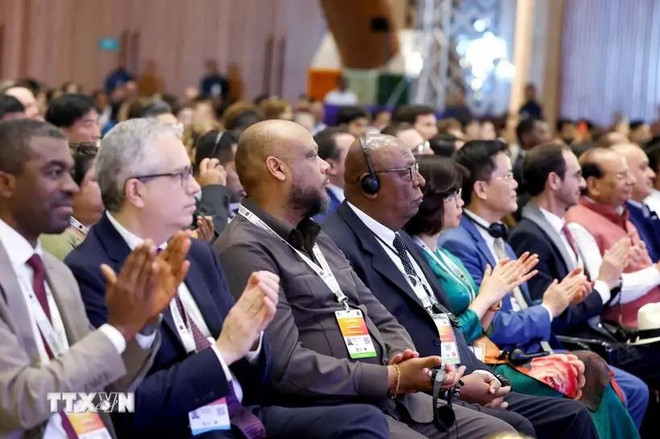 Delegados en el evento. (Fuente: VNA) hfjgr.webp