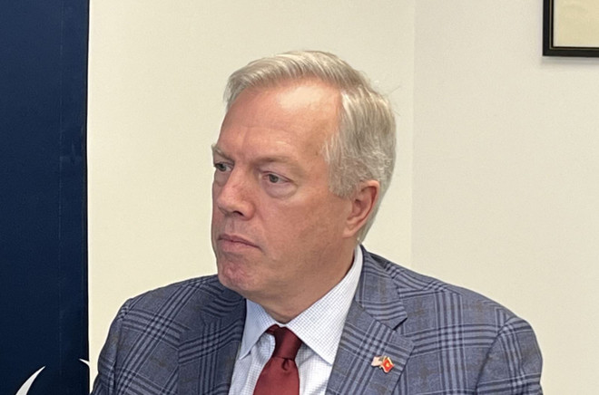 El exembajador de Estados Unidos en Vietnam, Ted Osius (mandato 2014-2017). (Fuente: VNA) Ted-Osius-24072024-01.jpg