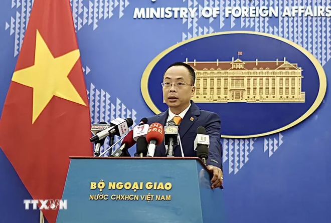 El portavoz adjunto de la Cancillería de Vietnam Doan Khac Viet. (Fuente: VNA) rcwx4rwr.png