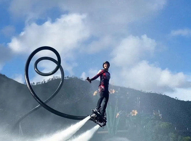 La atleta participará en el espectáculo titulado “Symphony of River”. grghrgrhr.jpg