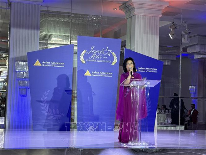 La presidenta de la AACC, Cindy Shao (Fuente:VNA) 31.jpg