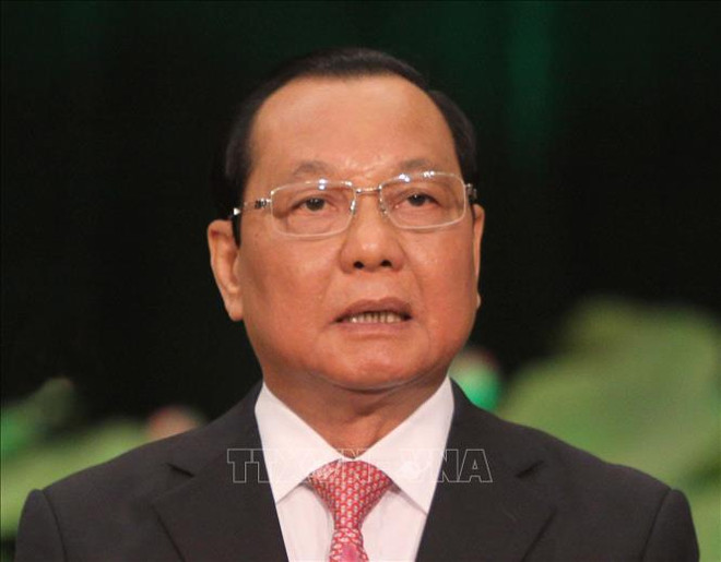 Le Thanh Hai, exmiembro del Buró Político, exsecretario del Comité partidista, exsecretario del Comité de Asuntos Partidistas y expresidente del Comité Popular de Ciudad Ho Chi Minh. (Foto: VNA) uuid=068F4884-9B06-4F88-9454-2F5E3F525641&library=1&type=1&mode=1&loc=true&cap=true.jpg