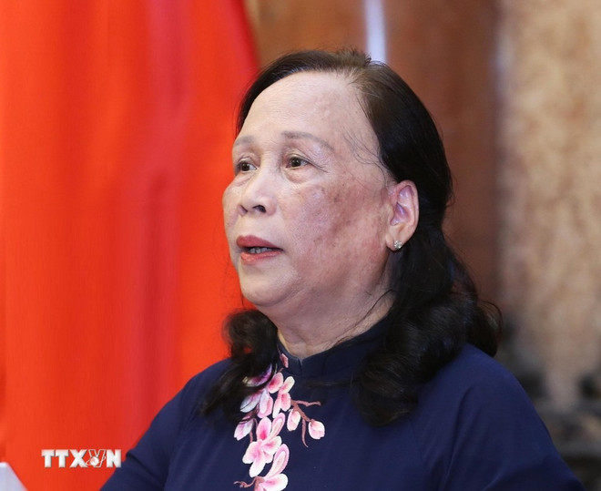 Pham Thi Hai Chuyen, exministra de Trabajo, Inválidos de Guerra y Asuntos Sociales. (Foto: VNA) uuid=060B4C7E-903E-48F9-8119-3001783294CA&library=1&type=1&mode=1&loc=true&cap=true.jpg