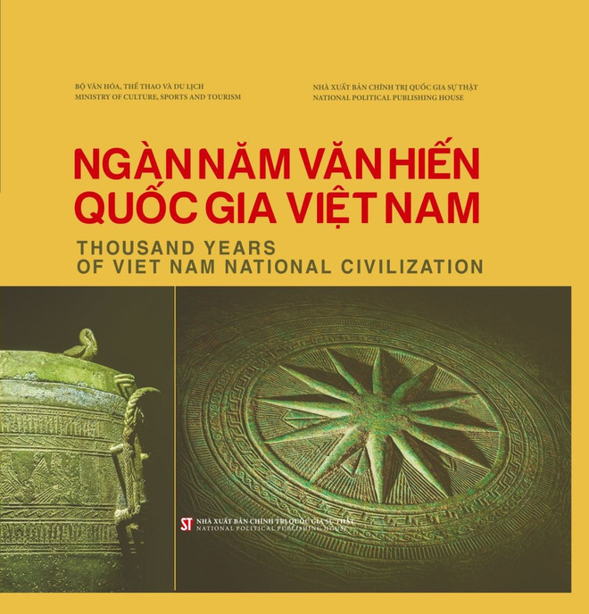 El libro “Mil años de civilización nacional de Vietnam”. (Fuente: Editorial Política Nacional Su That) ngan-nam-van-hien-23072024-02.jpg