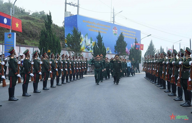 Ensayo del segundo Intercambio Amistoso de Defensa Fronteriza bilateral. (Fuente: VNA) online_8.jpg