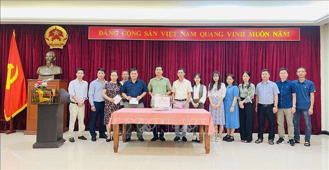 La Embajada de Vietnam en Malasia celebra el acto de donación. (Fuente: VNA) malaysia.jpg