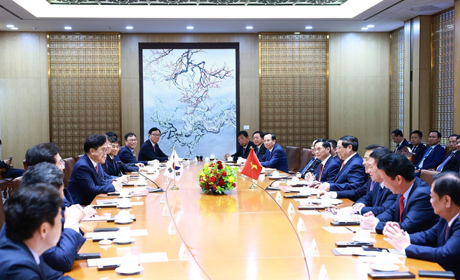 Panorama de la cita (Foto: VNA) vna_potal_thu_tuong_pham_minh_chinh_hoi_kien_chu_tich_quoc_hoi_han_quoc_woo_won-shik_7460341.jpg
