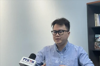 Enzo Sim Hong Jun, investigador de historia y defensa del sudeste asiático (Foto: VNA)