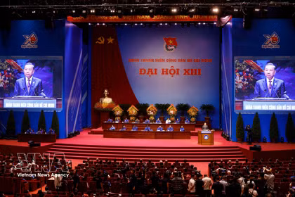El secretario general del Partido y presidente de Vietnam, To Lam, interviene en la cita (Foto: VNA)