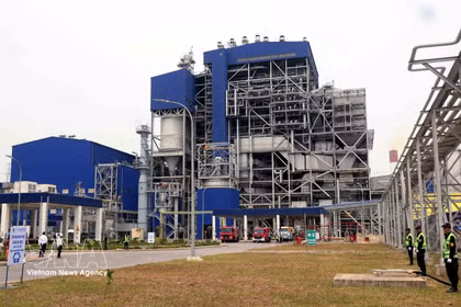 Una esquina de la central térmica Vung Ang II (Foto: VNA)
