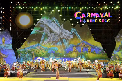 Inauguración del Carnaval Ha Long 2025 (Foto: VNA)