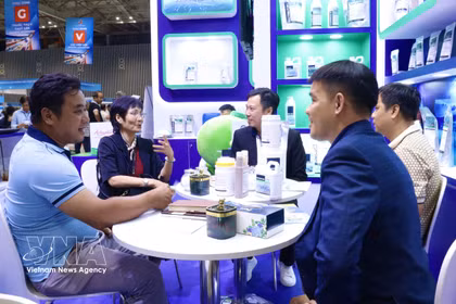 La primera Exposición Internacional de Ciencia y Tecnología Pesquera de Vietnam (VINAFIS EXPO 2026) se llevó a cabo en el Centro de Exposiciones y Convenciones de Saigón (SECC), en Ciudad Ho Chi Minh. (Foto: VNA)