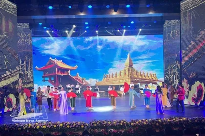 Un programa de intercambio amistosos entre Laos y Vietnam (Foto: VNA)