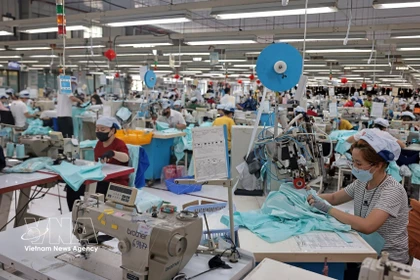 Las prendas de vestir son uno de los principales productos de exportación de Vietnam a Rusia. (Foto: VNA)