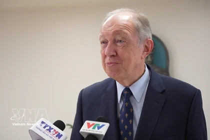 Andrey Tatarinov, exembajador de Rusia en Vietnam y presidente del jurado (Foto: VNA)