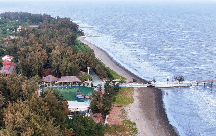 Zona turística en la playa de Can Gio (Fuente: VNA)