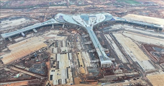 Construcción del Aeropuerto Internacional de Long Thanh en marcha (Foto: VNA)