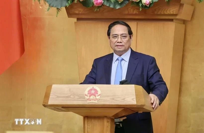 El primer ministro Pham Minh Chinh. (Fuente: VNA)
