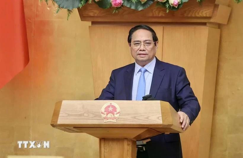 El primer ministro Pham Minh Chinh. (Fuente: VNA)