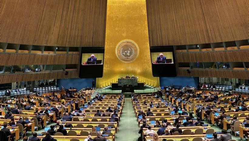 En la sesión se aprobó la resolución de la Asamblea General de las Naciones Unidas. (Foto: VNA)