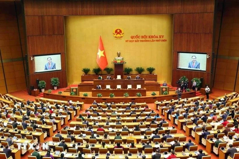 La IX sesión extraordinaria de la Asamblea Nacional (Foto: VNA)