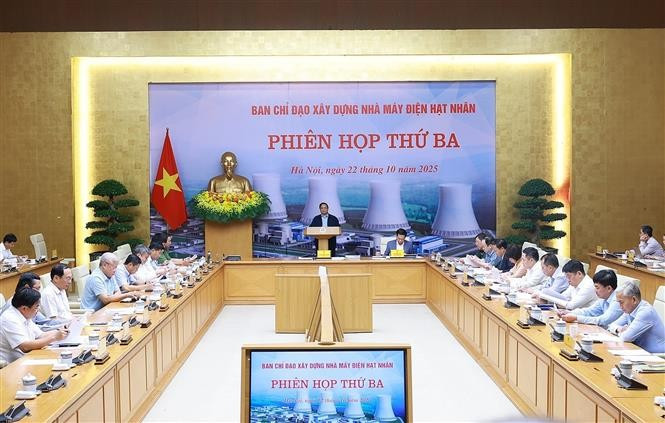 El primer ministro de Vietnam, Pham Minh Chinh habla en el evento (Fuente: VNA)
