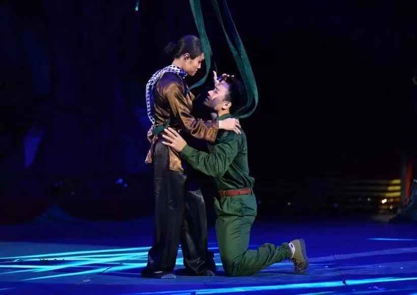 La Federación de Circo de Vietnam presentará un conmovedor programa artístico en honor al 50.º aniversario de la reunificación nacional. (Foto: VNA)