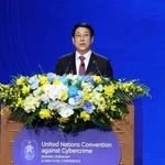 El presidente de Vietnam, Luong Cuong, en la sesión inaugural. (Foto: VNA)