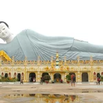 La pagoda Som Rong: Lugar que preserva los valores culturales y religiosos del pueblo Khmer. Foto: VNA