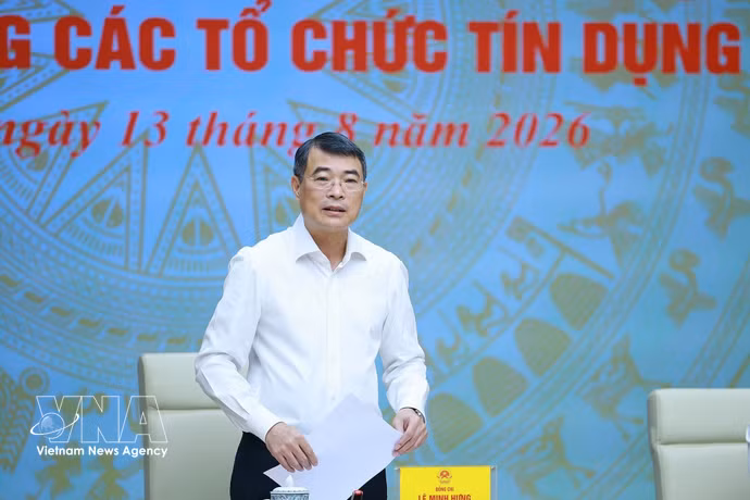 El primer ministro vietnamita, Le Minh Hung, habla en la cita (Fuente: VNA)