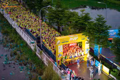 Run For Love se ha convertido poco a poco en una cita deportiva habitual de Hanoi con la llegada del otoño. Foto: VNA