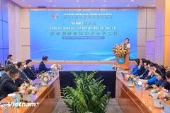 Seminario de la Juventud Vietnam-China, titulado “Construyendo la Unidad entre los Jóvenes Intelectuales”. (Foto: Vietnam+)