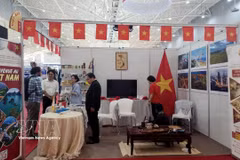 El stand de Vietnam en la Feria Internacional de Argel 2026. (Fuente: VNA)