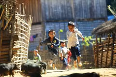 Vietnam trabaja para garantizar el derecho de los niños a una infancia plena. (Foto: VNA)