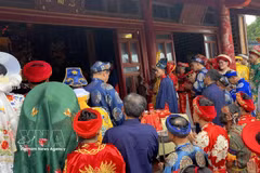 Rituales del Festival del Templo Hue Nam. (Foto: VNA)