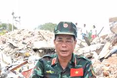 El mayor general Pham Van Ty, subdirector del Departamento de Búsqueda y Rescate del Estado Mayor General del Ejército Popular de Vietnam (Foto: qdnd.vn)