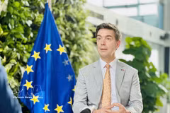 El embajador de la UE en Vietnam, Julien Guerrier. (Fuente: VNA)