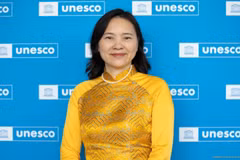 La embajadora Nguyen Thi Van Anh, jefa de la misión permanente de Vietnam ante la UNESCO. (Fuente: VNA)