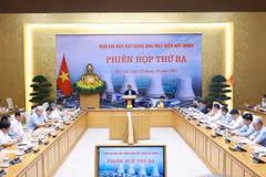El primer ministro de Vietnam, Pham Minh Chinh habla en el evento (Fuente: VNA)